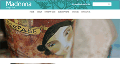 Desktop Screenshot of madonnamagazine.com.au